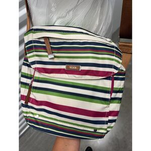 TUMI Voyageur Capri Nylon Striped Crossbody Bag